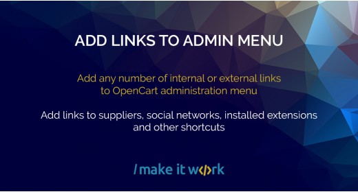 Add Links To Admin Menu