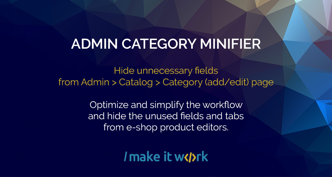 Admin Category Minifier